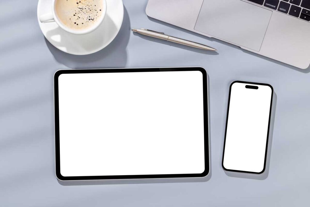 blank screen tablets